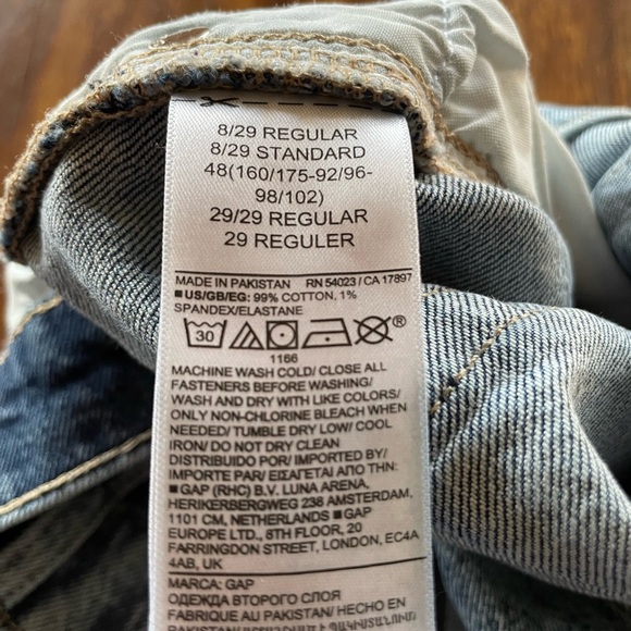 Gap 90s Loose Straight Leg Jeans
Mid rise medium blue wash - Picture 4 of 4